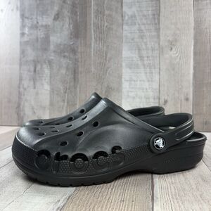 Crocs Baya Women's Size 9 Clog Shoes Comfort Slip-On Sandals Waterproof Black